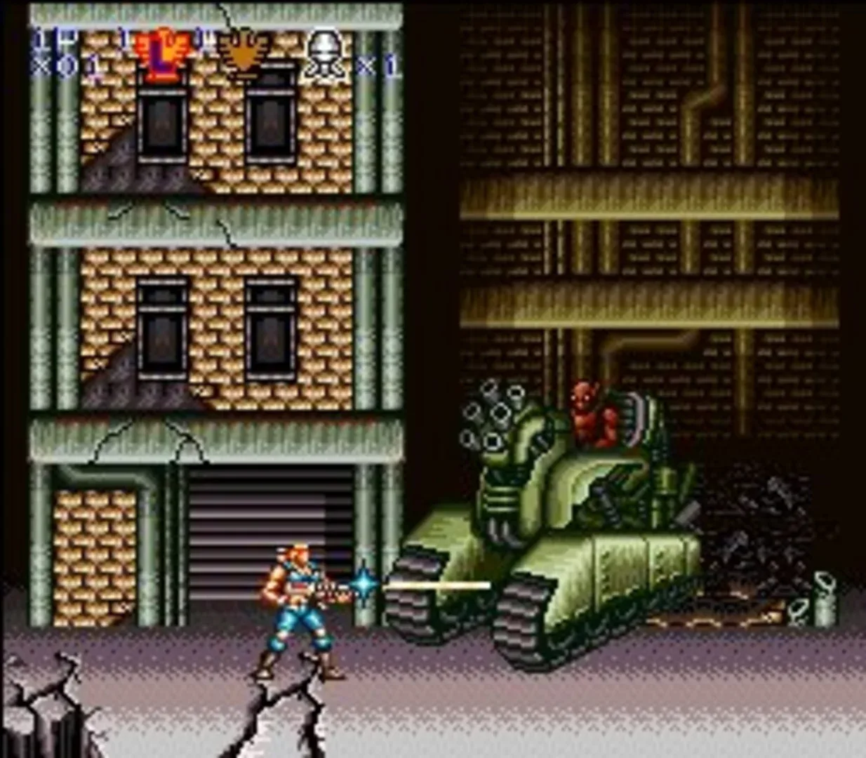 Captura de pantalla - Contra III: The Alien Wars