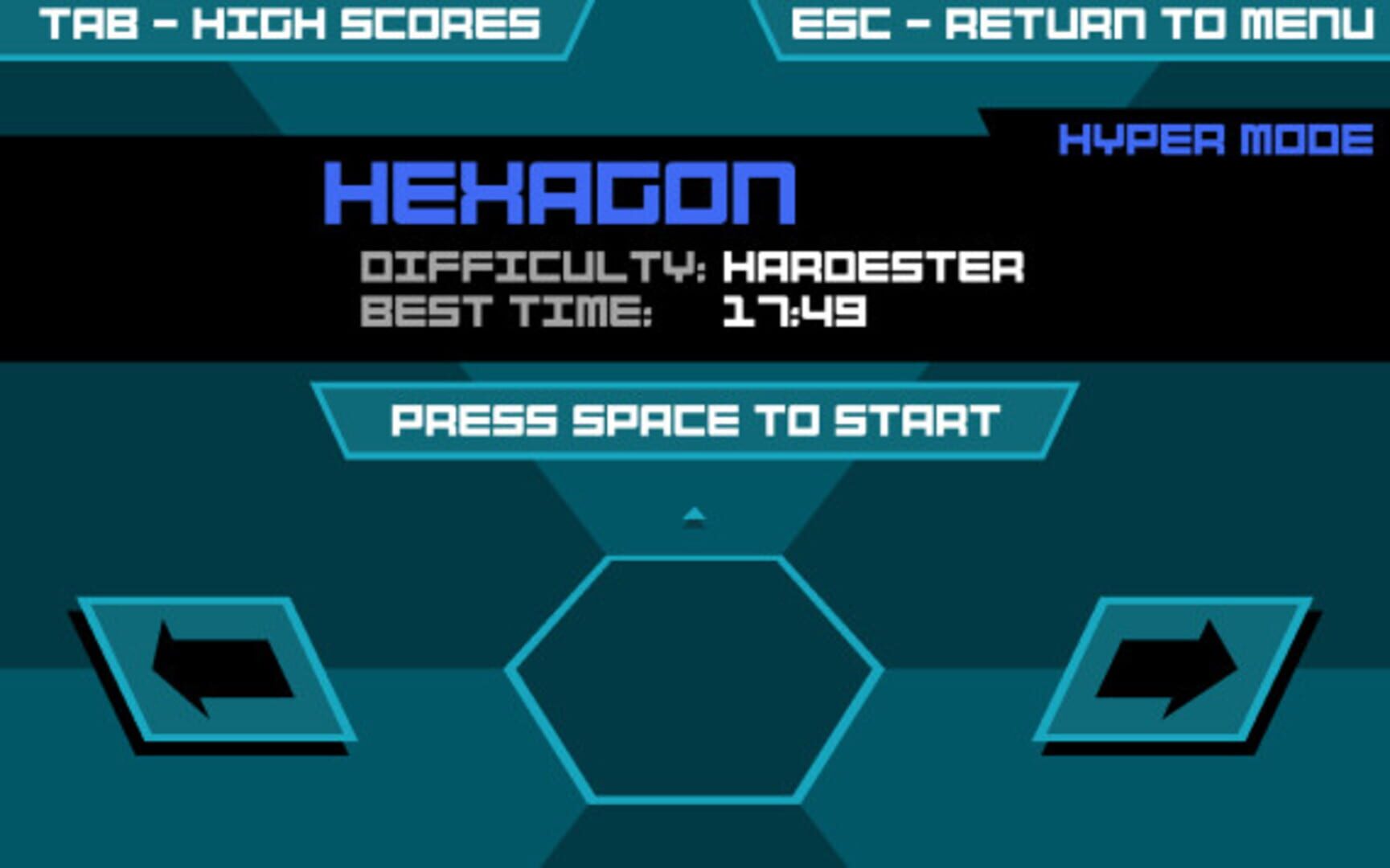 Super Hexagon screenshot