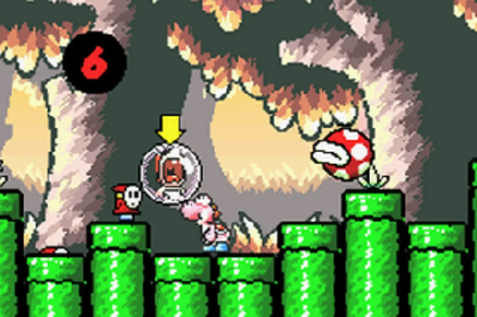 Captura de pantalla - Yoshi's Island: Super Mario Advance 3