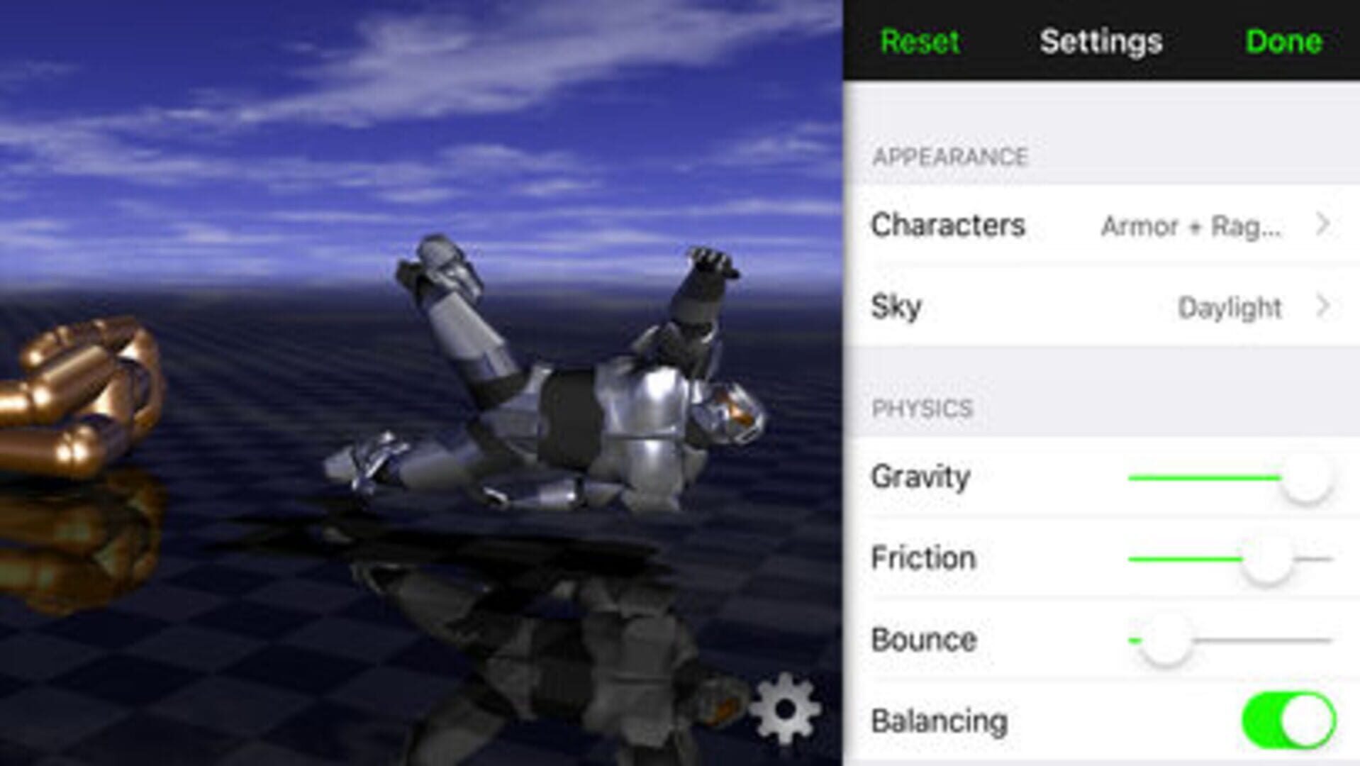 iRagdoll - Screenshot