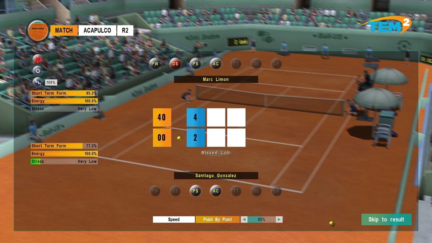 Captura de pantalla - Tennis Elbow Manager 2