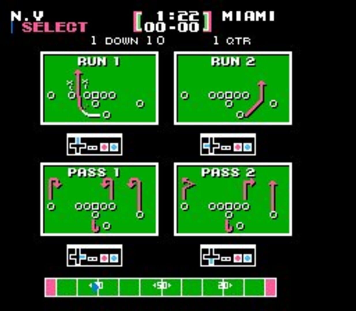 Captura de pantalla - Tecmo Bowl