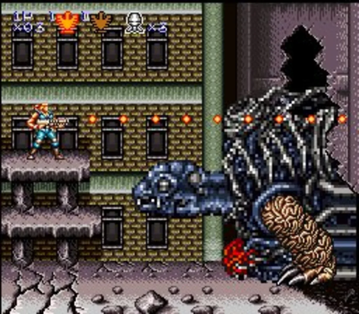 Captura de pantalla - Contra III: The Alien Wars