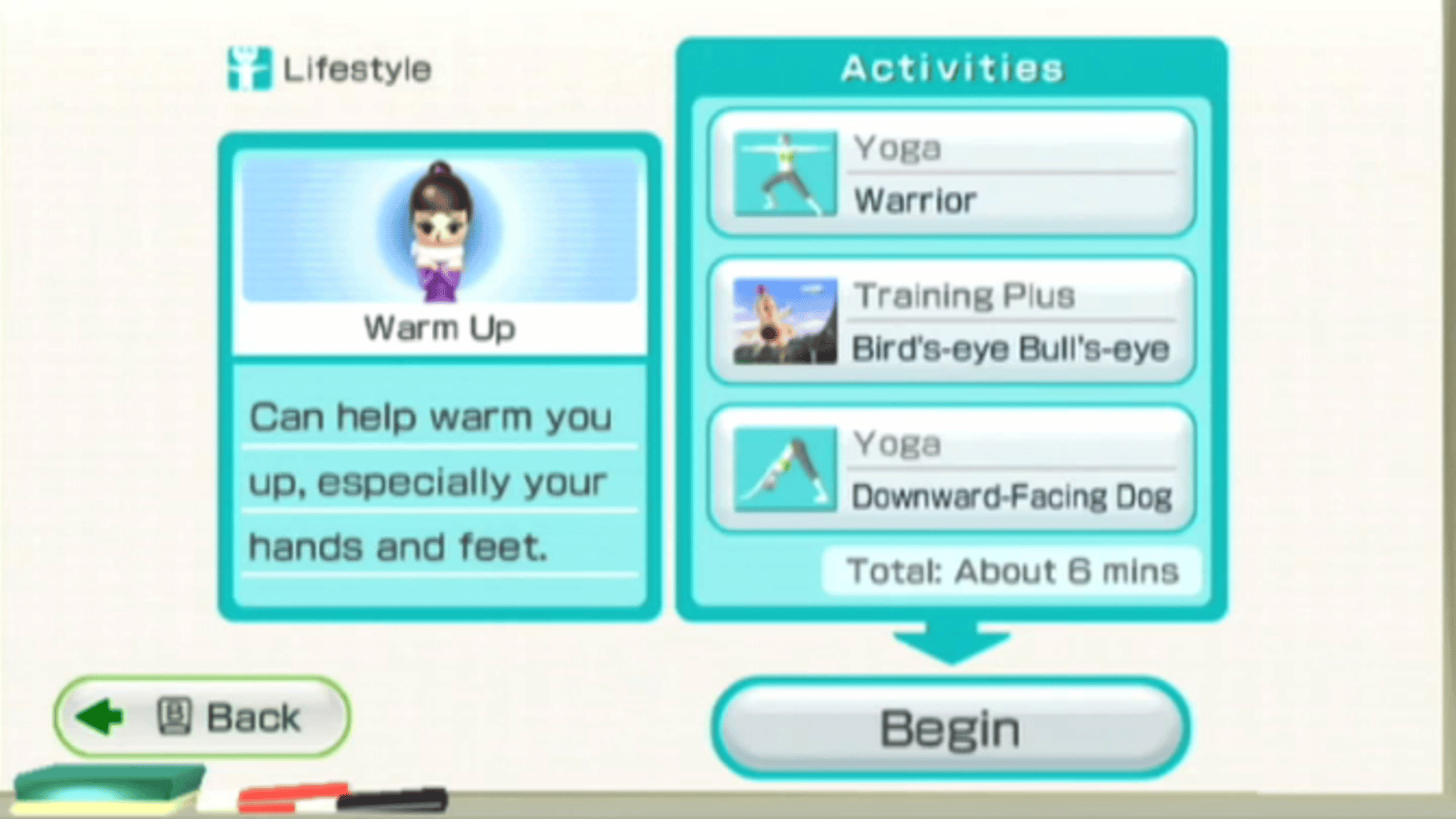 Wii Fit Plus screenshot