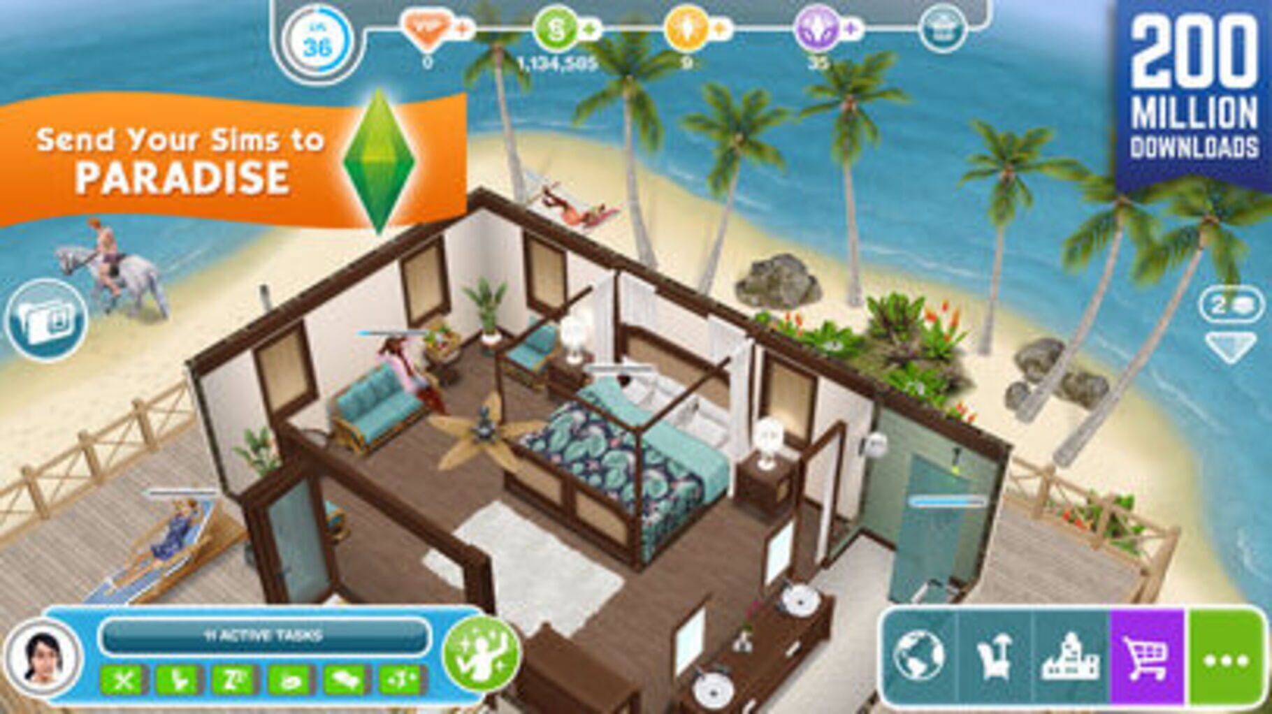 Captura de pantalla - The Sims FreePlay