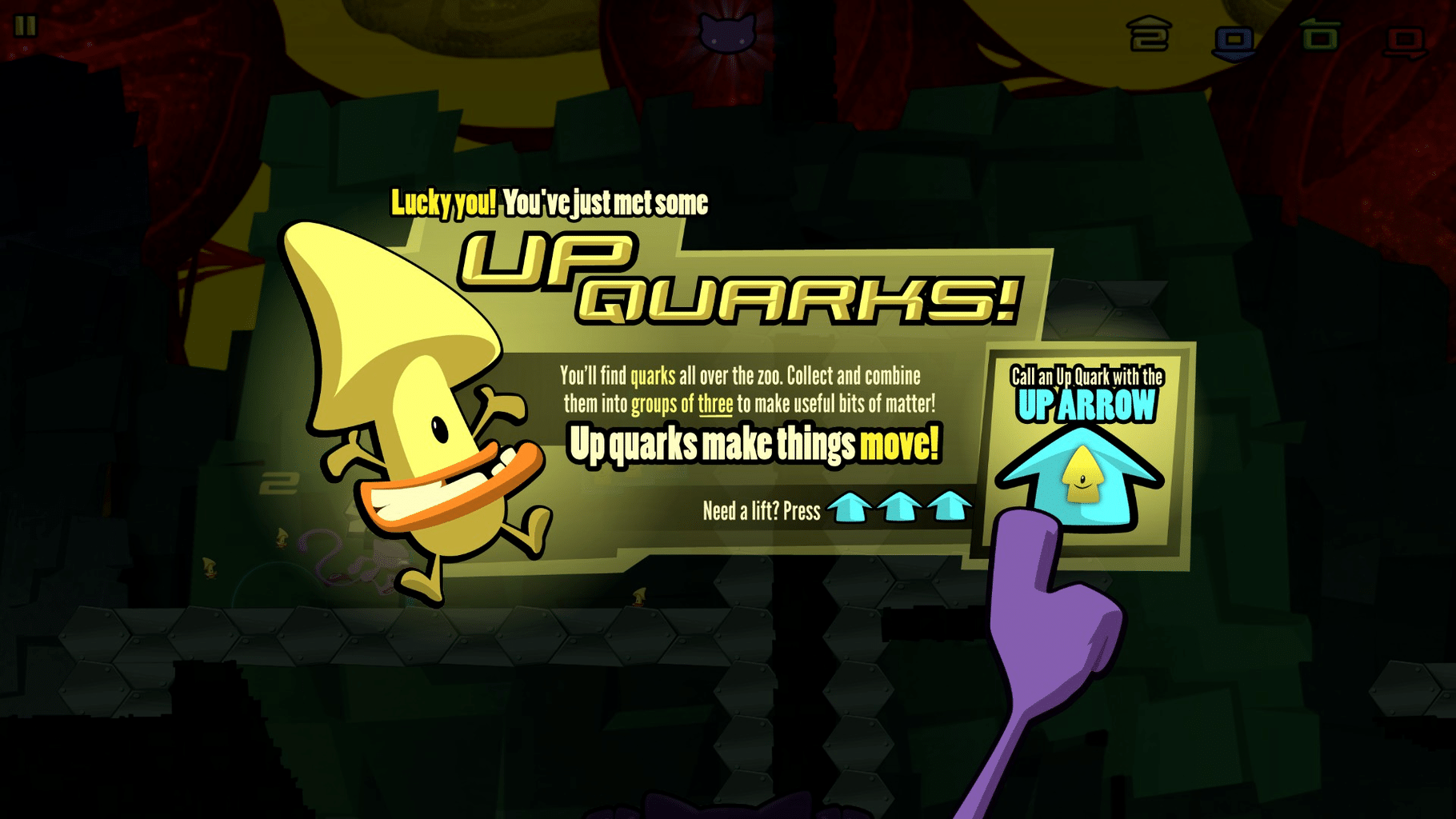 Schrödinger's Cat and the Raiders of the Lost Quark screenshot