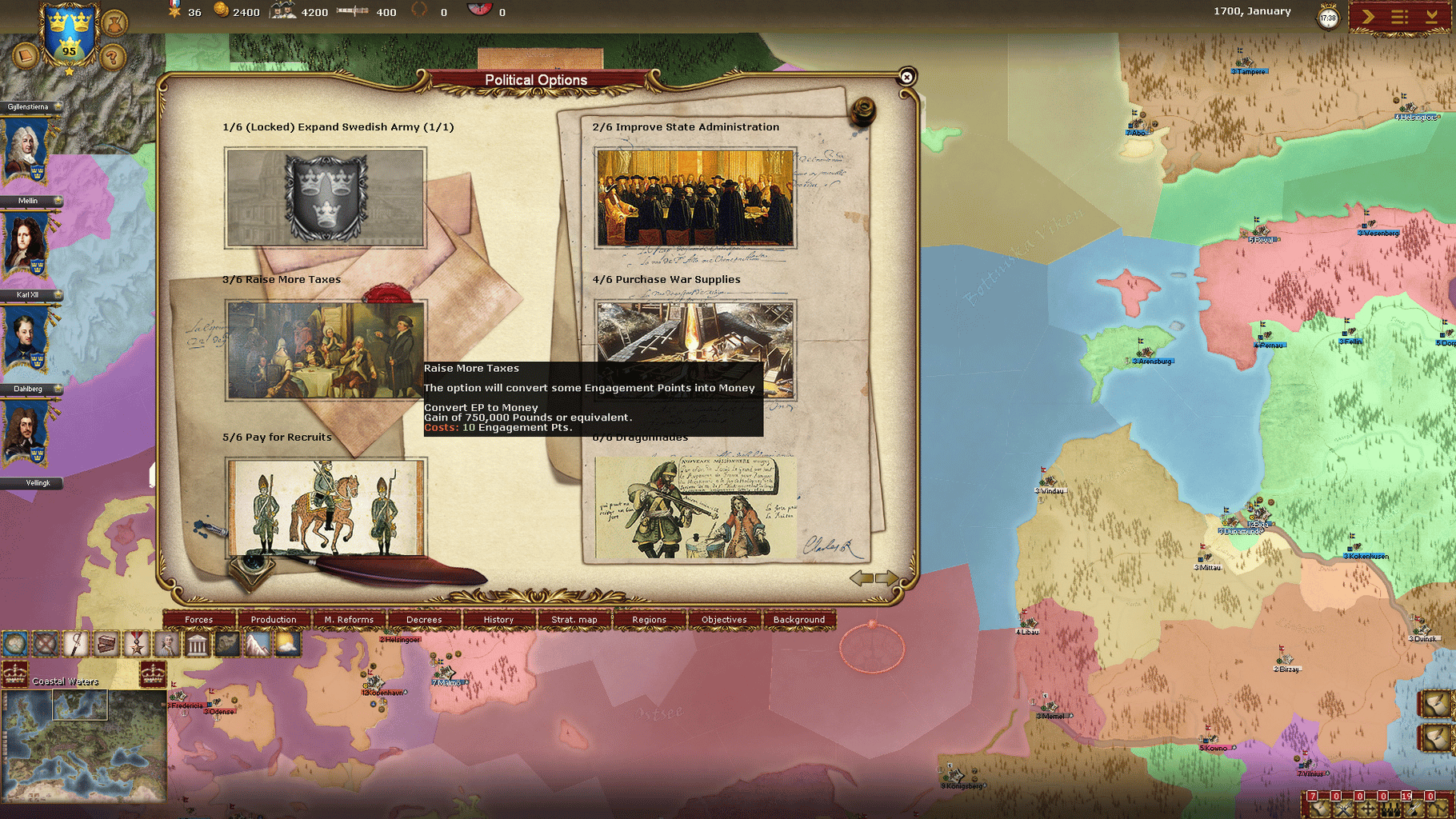 Wars of Succession screenshot