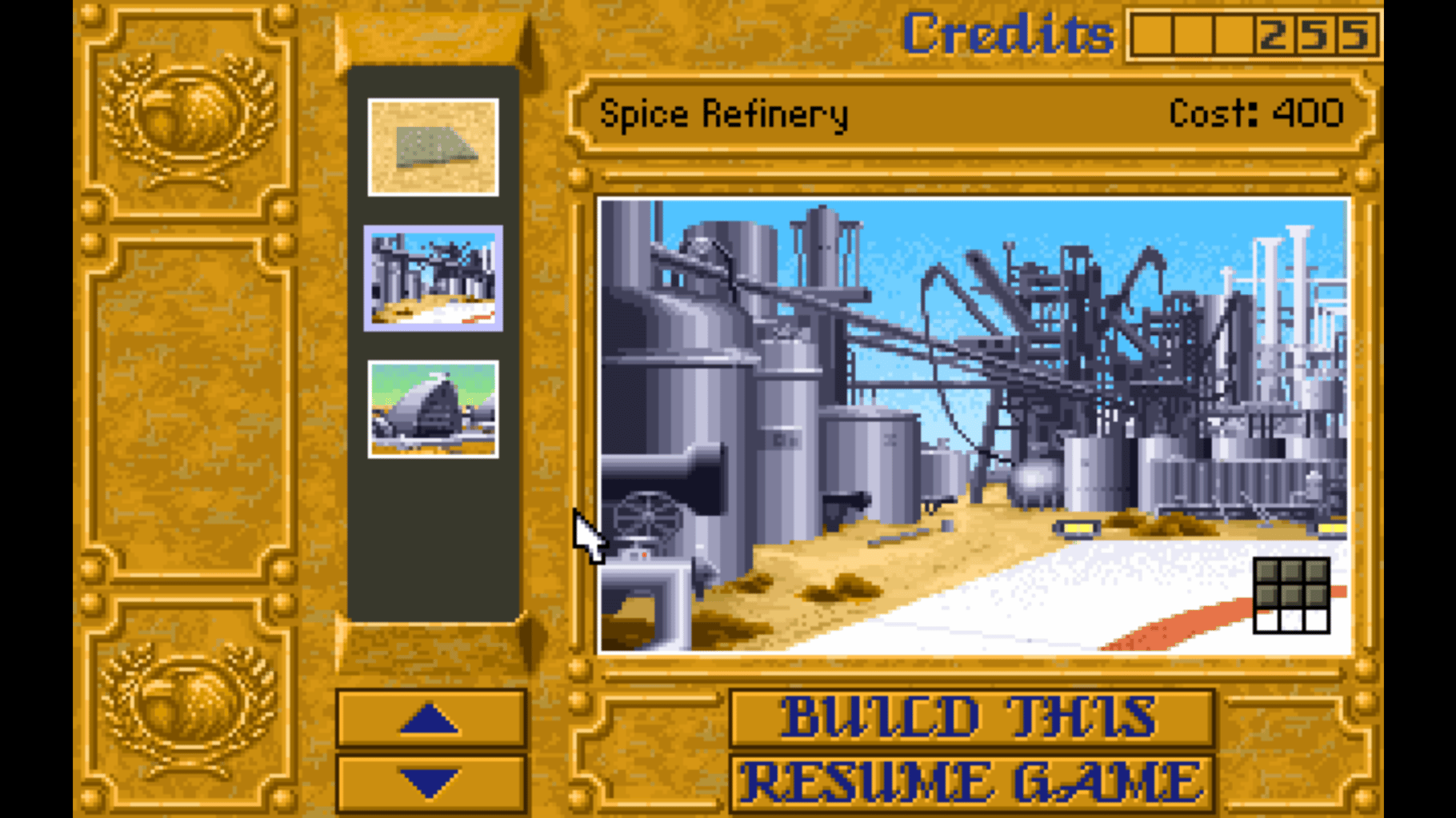 Dune II: The Building of a Dynasty screenshot