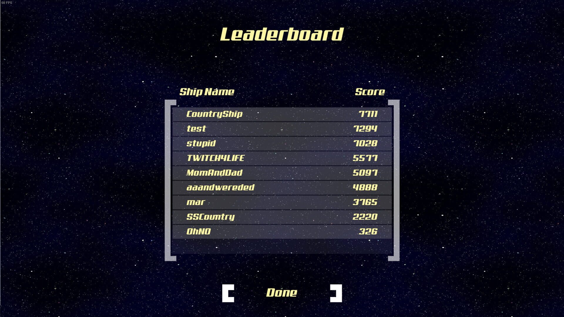 Space Ship Commander - Screenshot