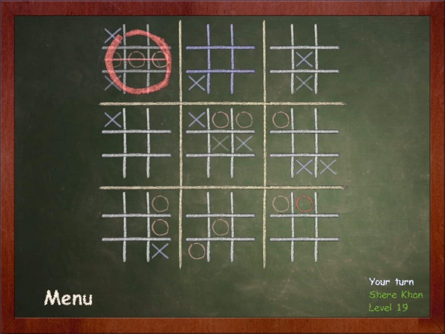 Captura de pantalla - Ultimate Tic-Tac-Toe