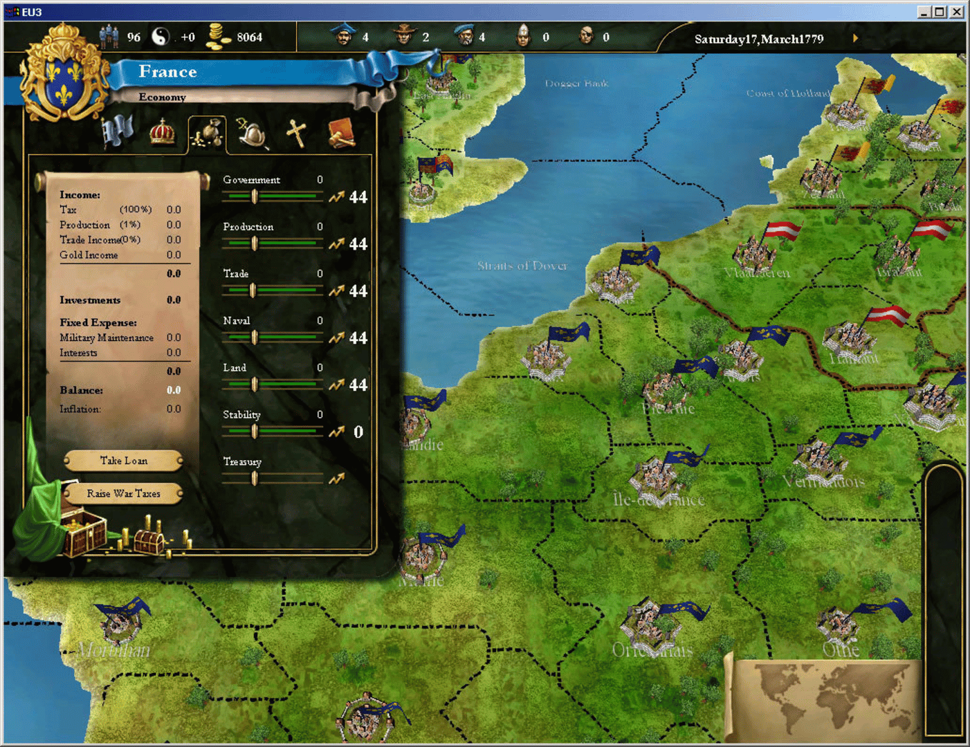 Europa Universalis III screenshot