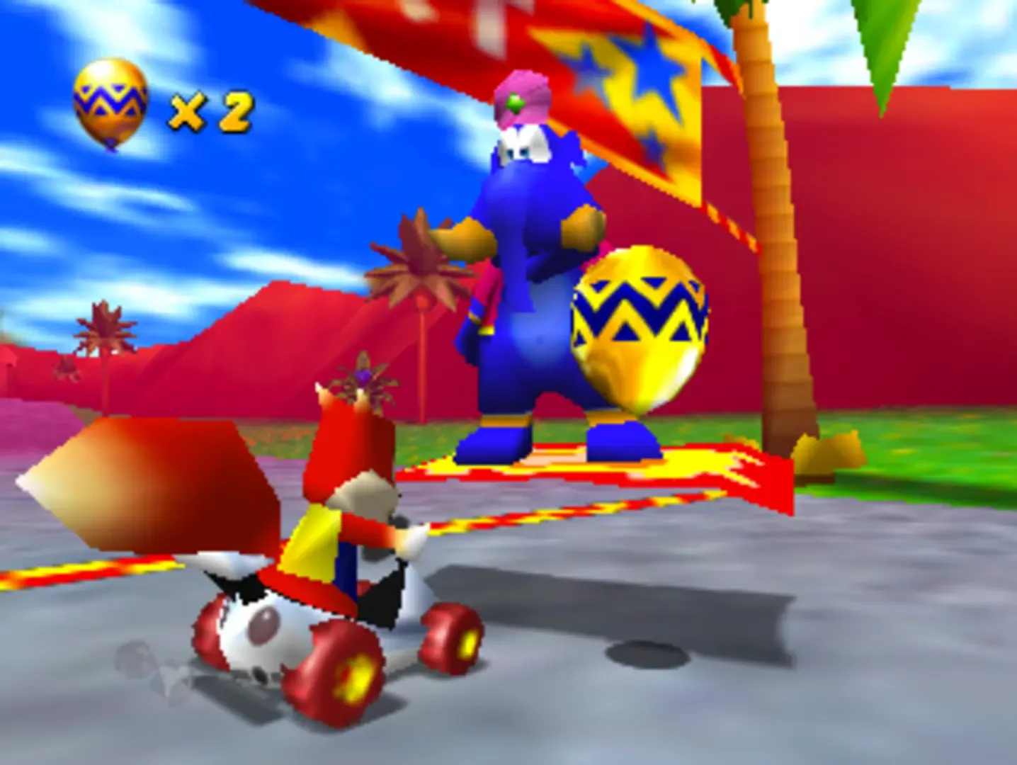 Captura de pantalla - Diddy Kong Racing