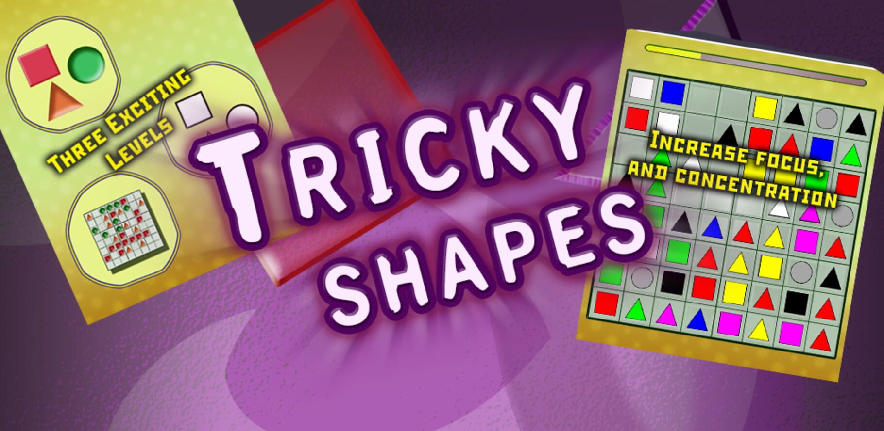 Игра Tricky Shapes (2017). Дата выхода, трейлеры, системные требования,  список переводов, скриншоты, арты, новости, рейтинг, отзывы, решение  проблем (устранение неисправностей), прохождение, steam id, количество  продаж.