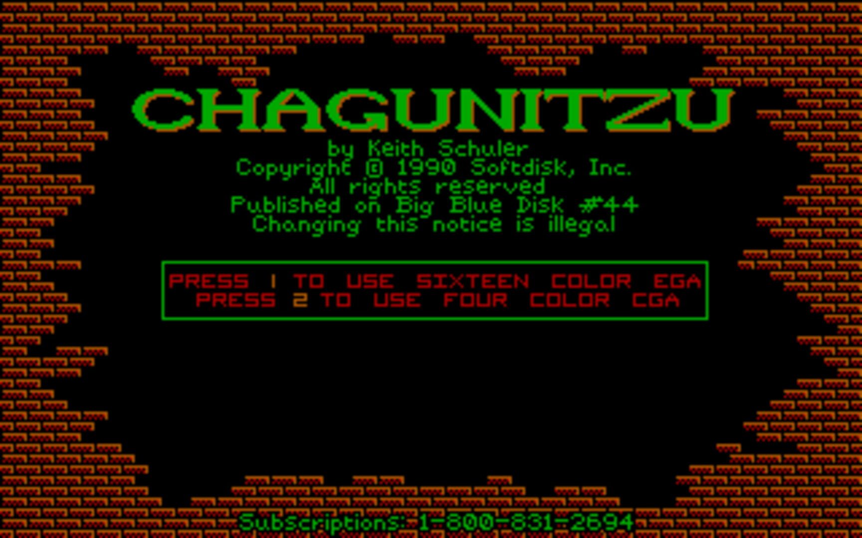 Chagunitzu cover art