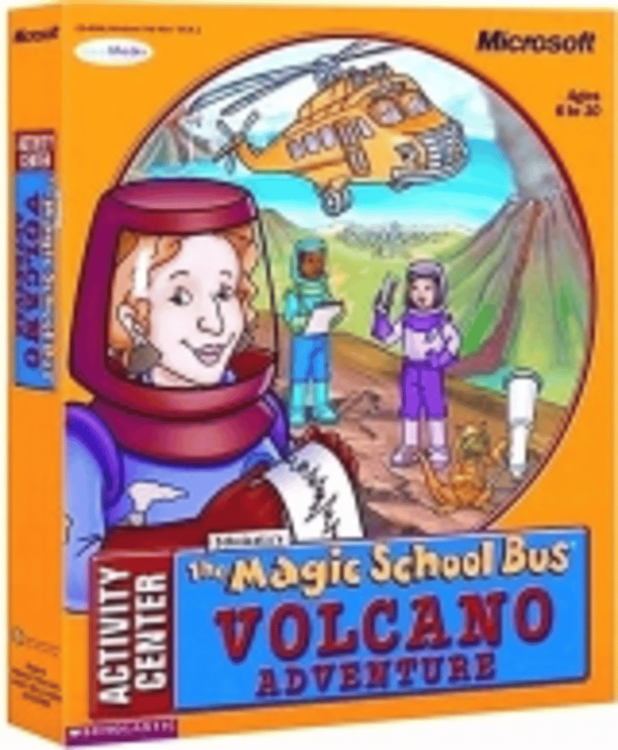 Magic School Bus Volcano Adventure Cover