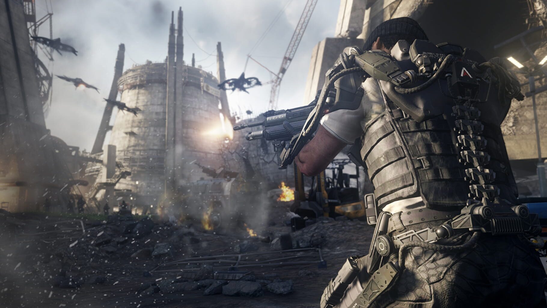 Captura de pantalla - Call of Duty: Advanced Warfare - Atlas Gorge Multiplayer Map