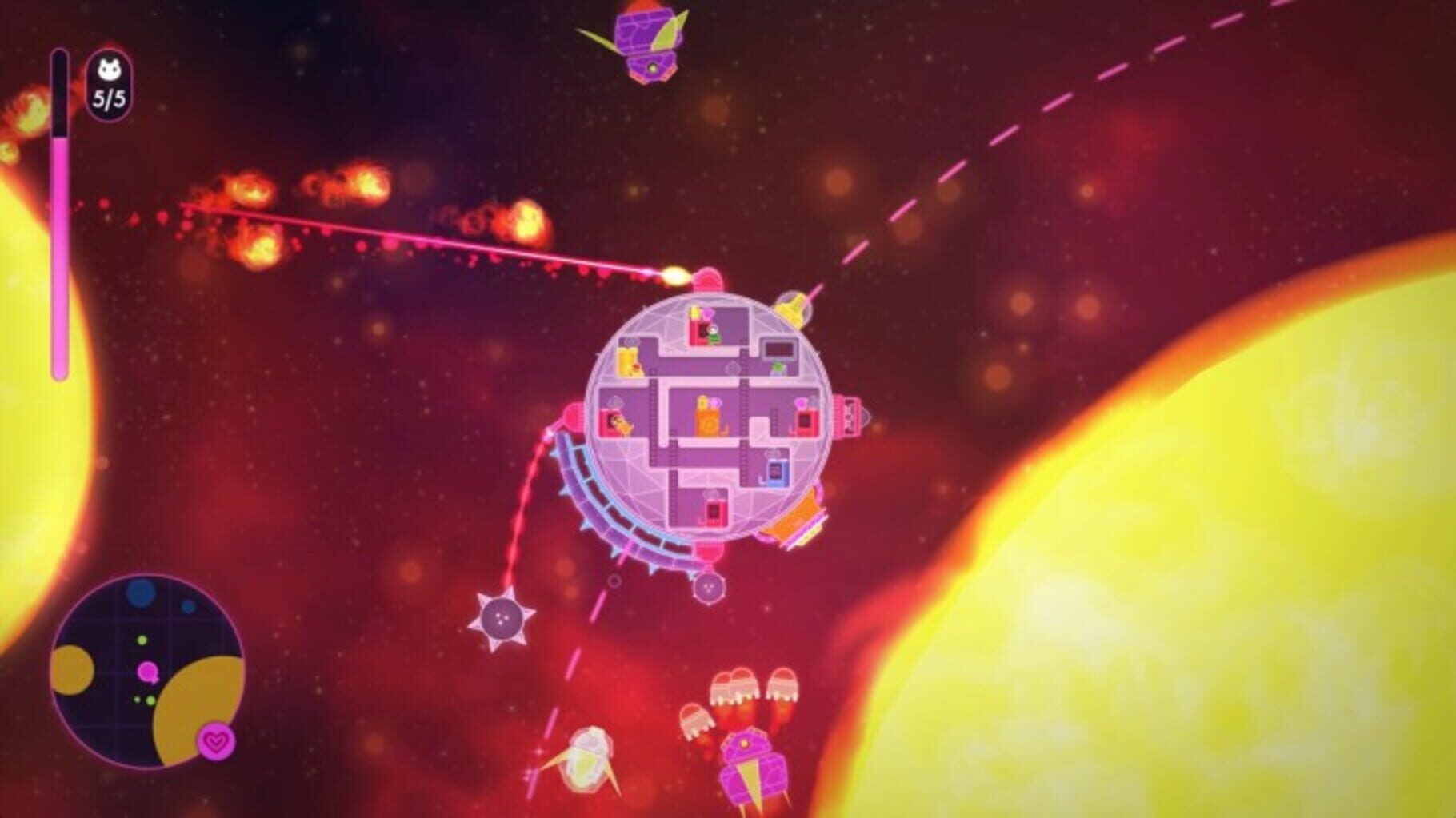 Lovers in a Dangerous Spacetime screenshot