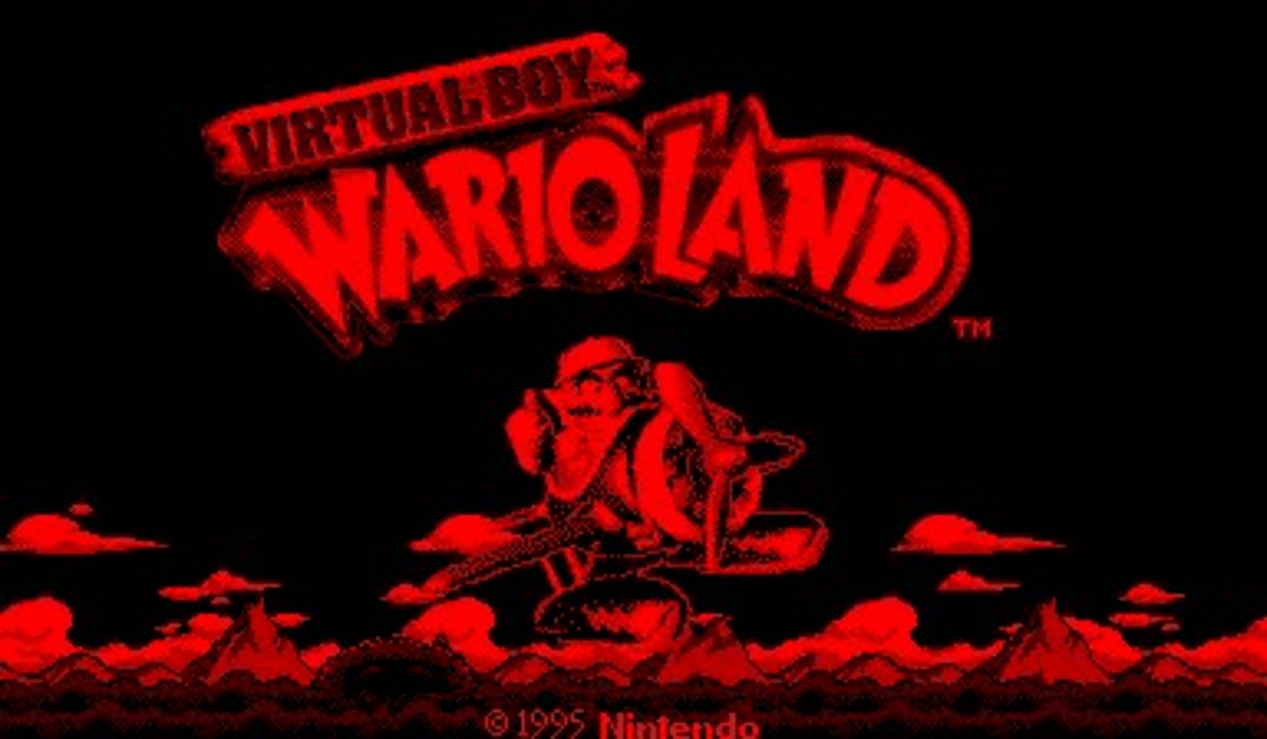 Virtual Boy Wario Land screenshot