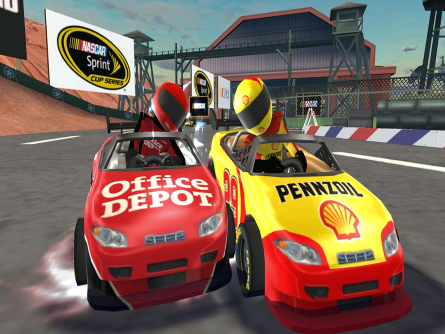 Captura de pantalla - NASCAR Kart Racing