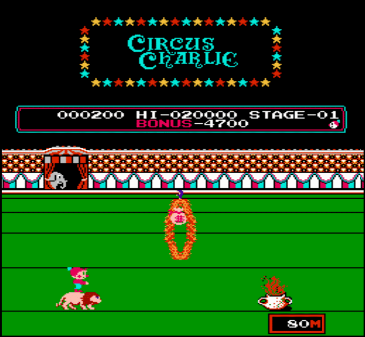 Circus Charlie screenshot