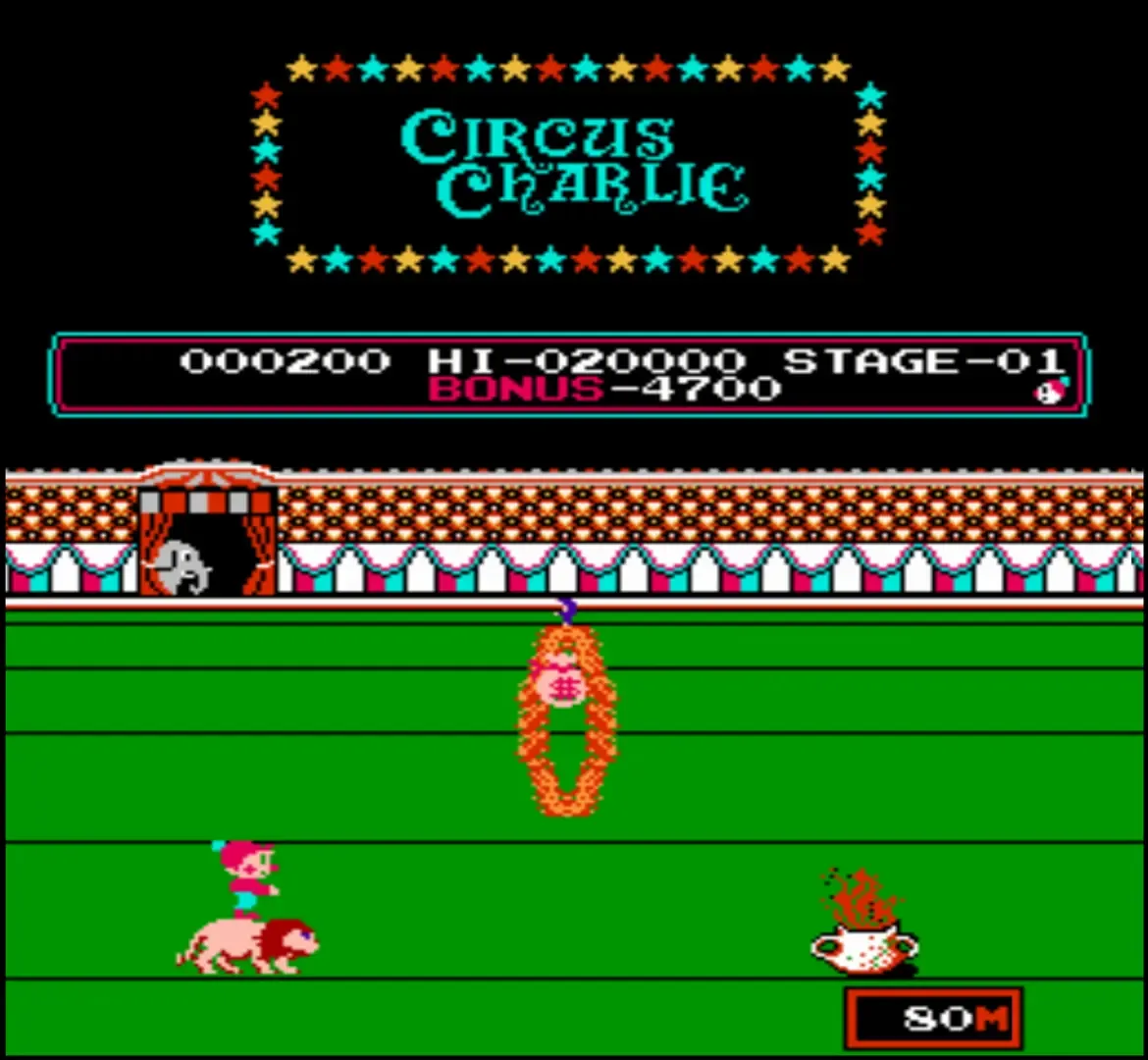 Captura de pantalla - Circus Charlie