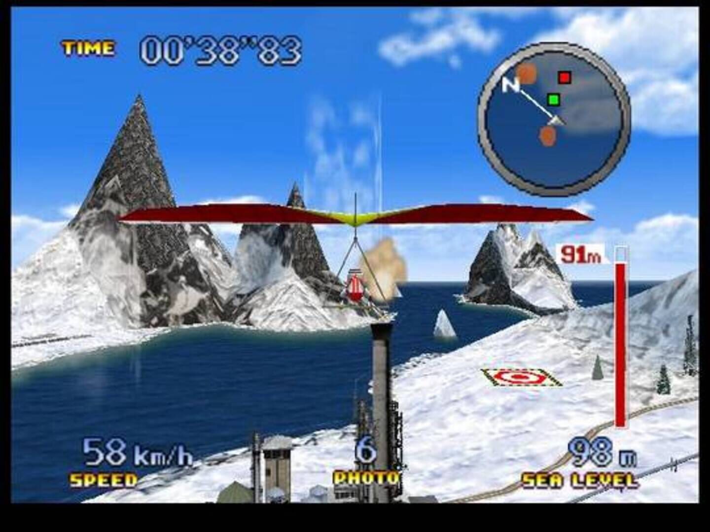 Captura de pantalla - Pilotwings 64