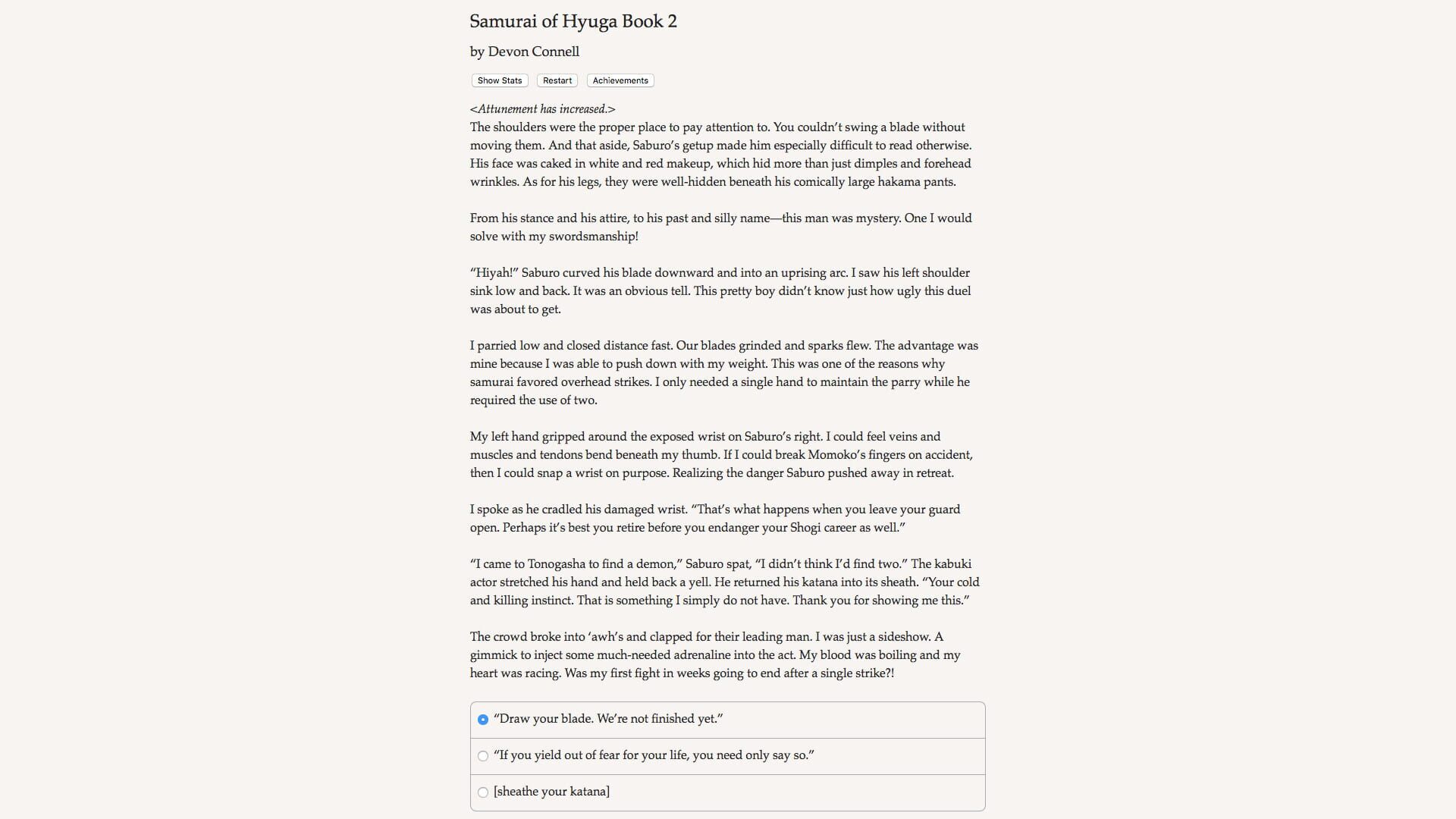Samurai of Hyuga Book 2 - Screenshot