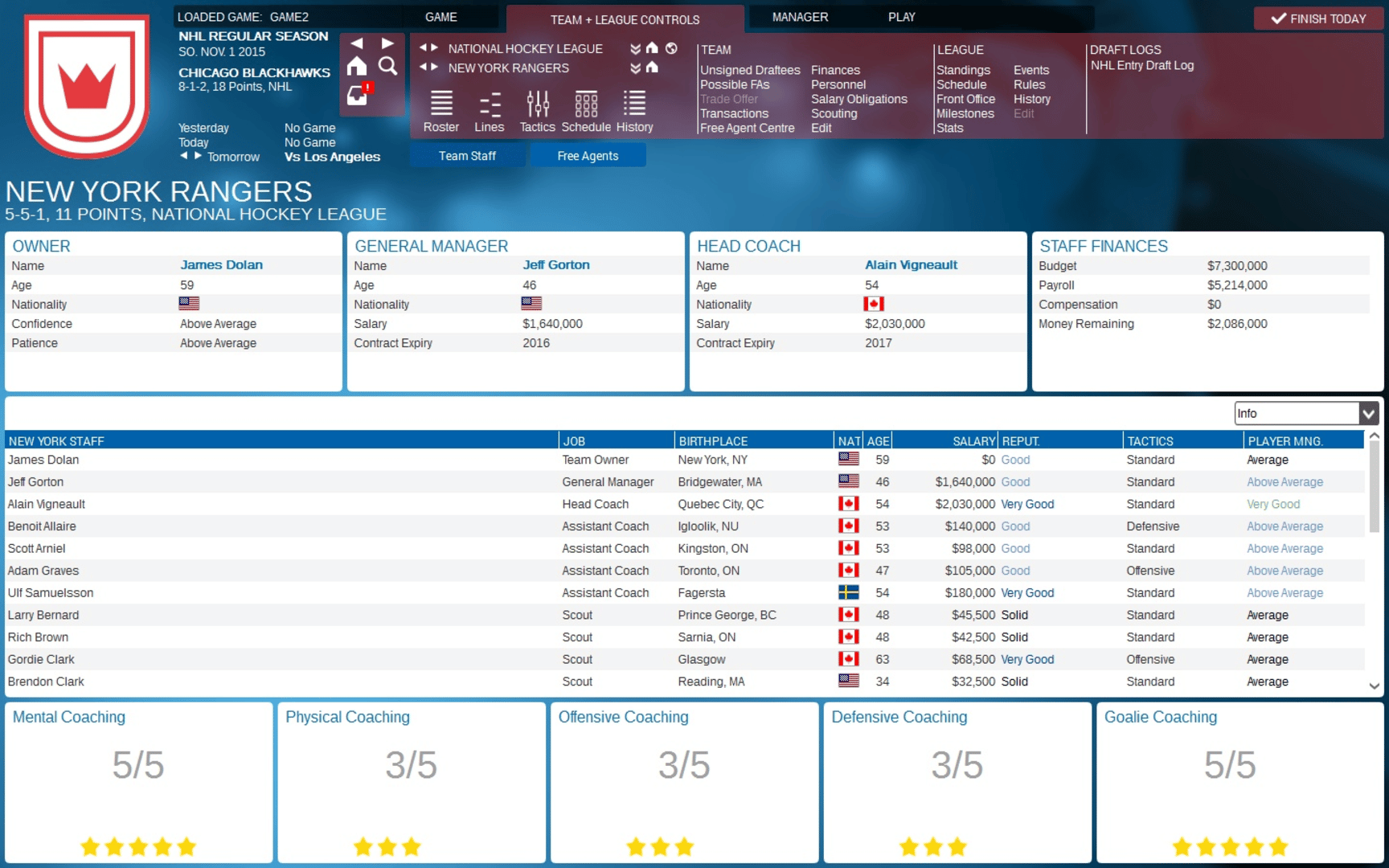 Franchise Hockey Manager 2 screenshot