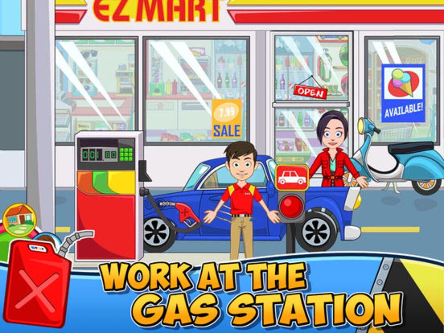 My Town: Car (wash, fix & drive cars) - Screenshot