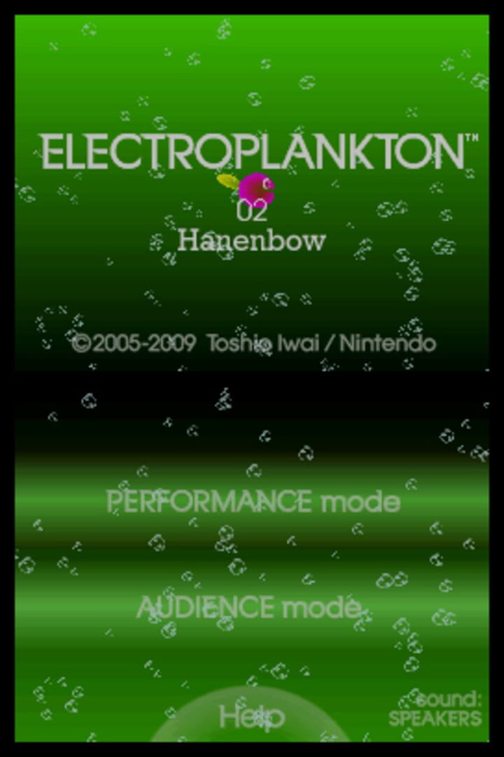 Captura de pantalla - Electroplankton Hanenbow