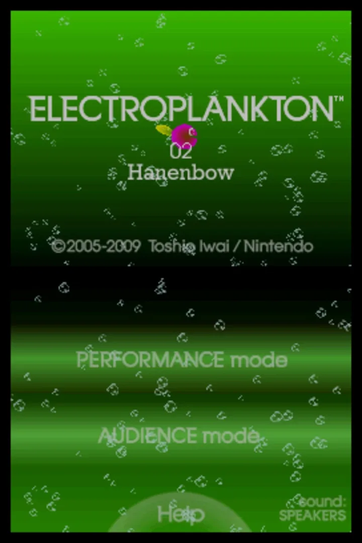 Captura de pantalla - Electroplankton Hanenbow