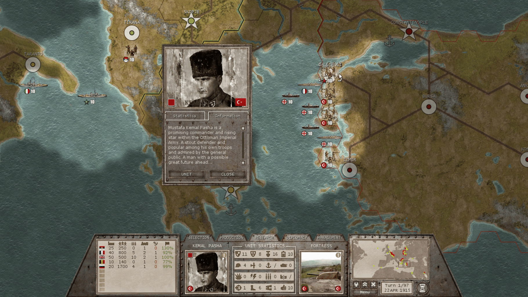 Commander: The Great War screenshot