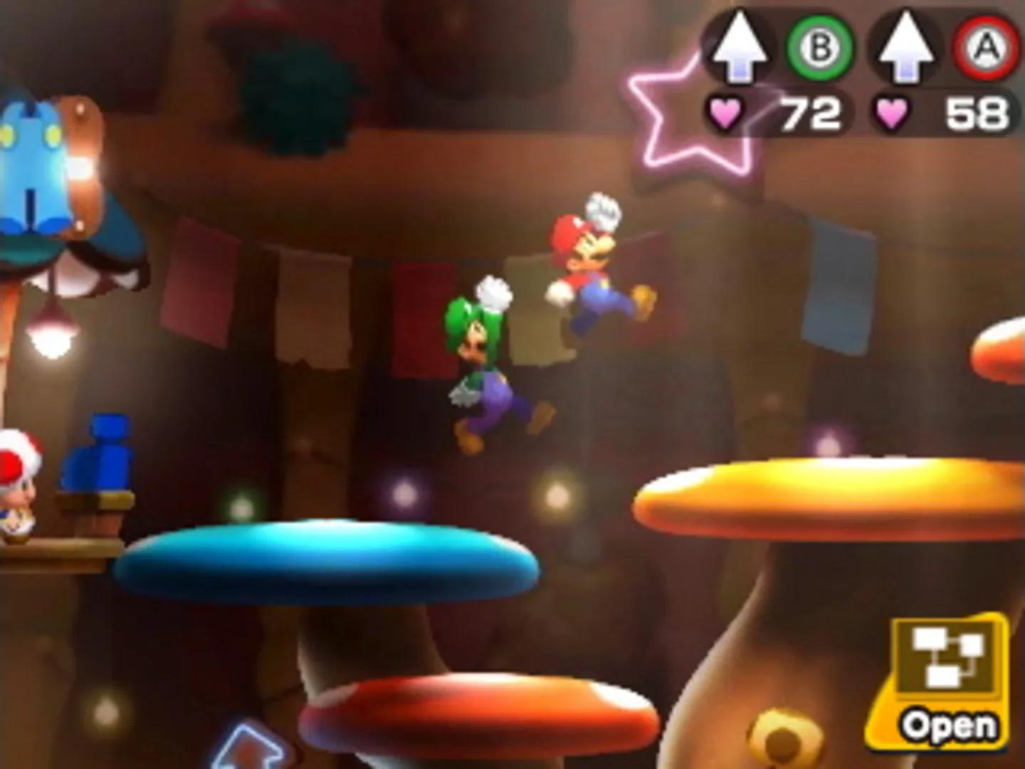 Captura de pantalla - Mario & Luigi: Bowser's Inside Story + Bowser Jr.'s Journey
