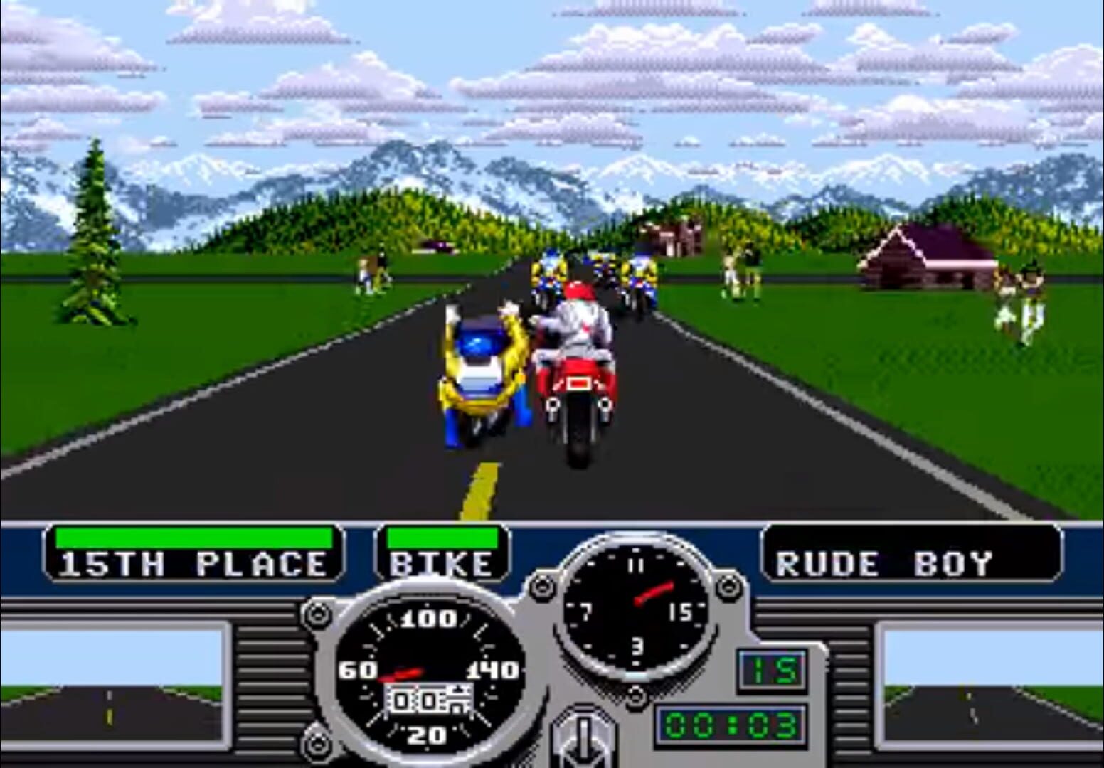 Captura de pantalla - Road Rash