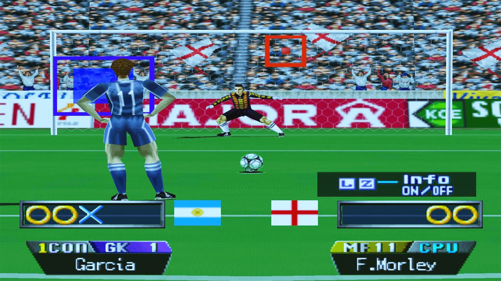 Captura de pantalla - International Superstar Soccer 64