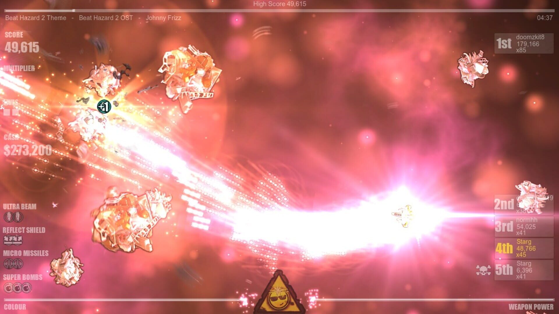 Beat Hazard 2 screenshot