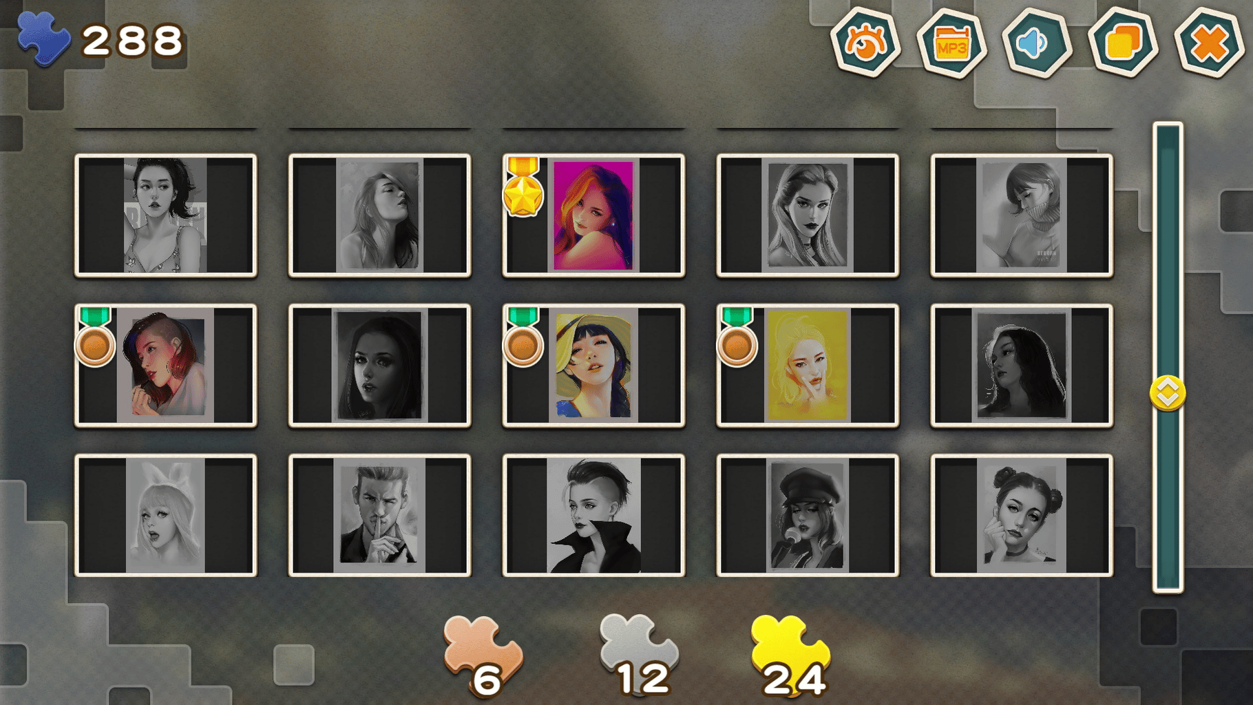 Pleasure Puzzle: Portrait screenshot