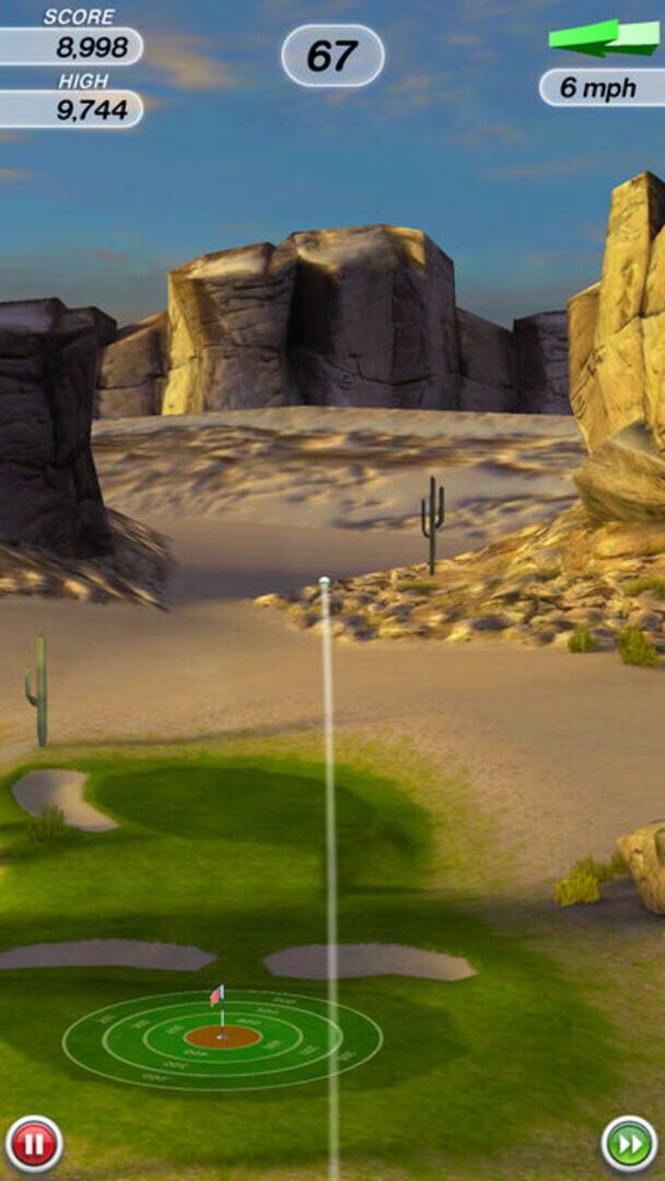 Captura de pantalla - Flick Golf!