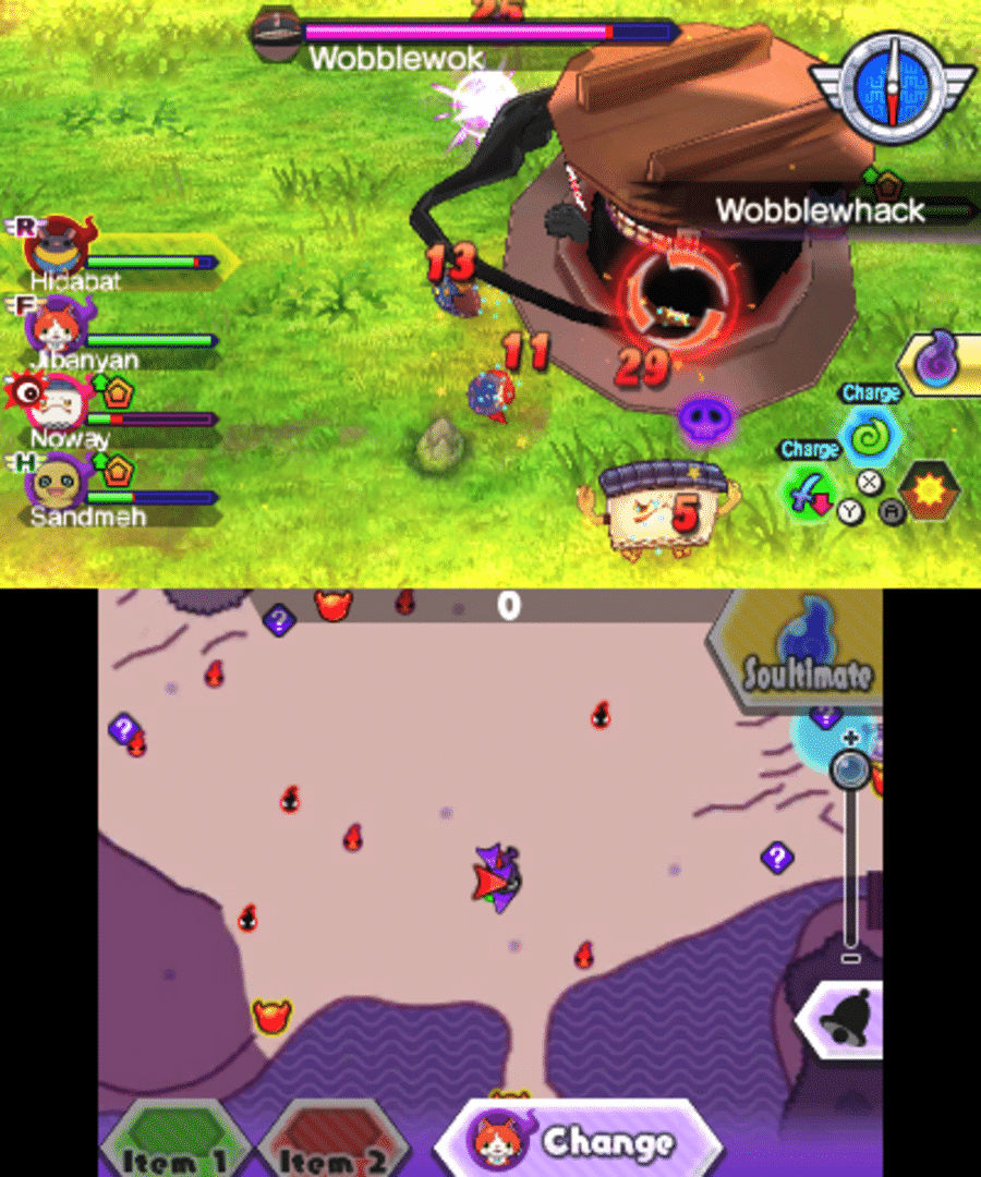 Yo-kai Watch Blasters: Red Cat Corps screenshot