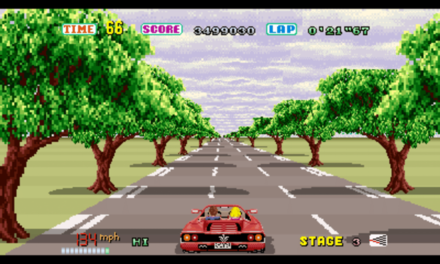 3D OutRun screenshot