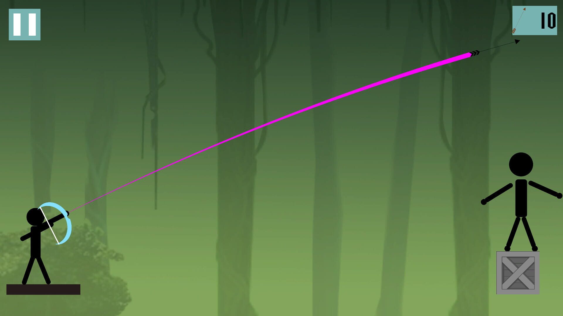 Stickman - Killer of Apples - Screenshot