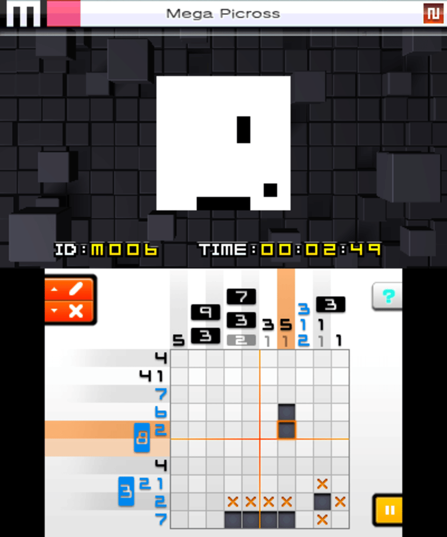 Picross e6 screenshot