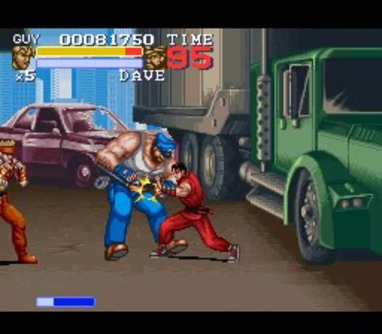 Captura de pantalla - Final Fight 3