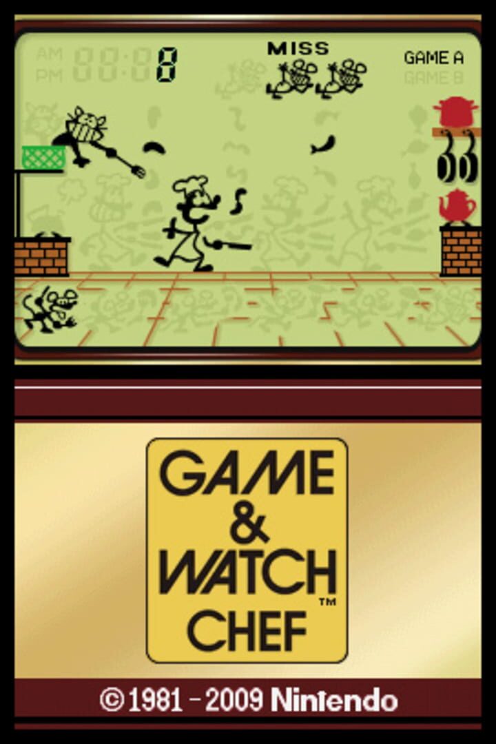 Captura de pantalla - Game & Watch Chef