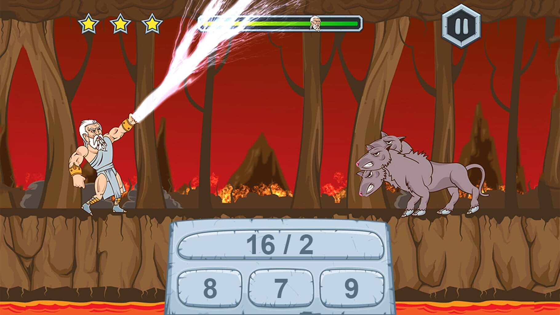 Zeus vs Monsters: Math Game for Kids