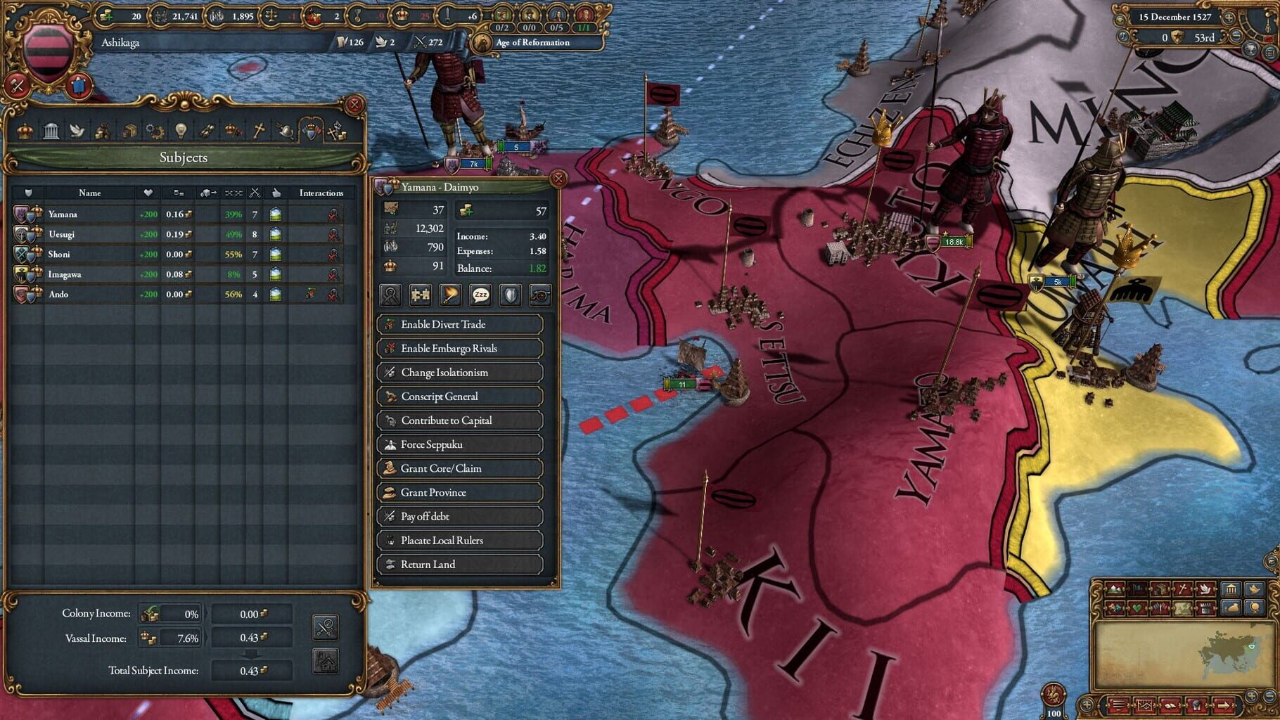 Captura de pantalla - Europa Universalis IV: Mandate of Heaven