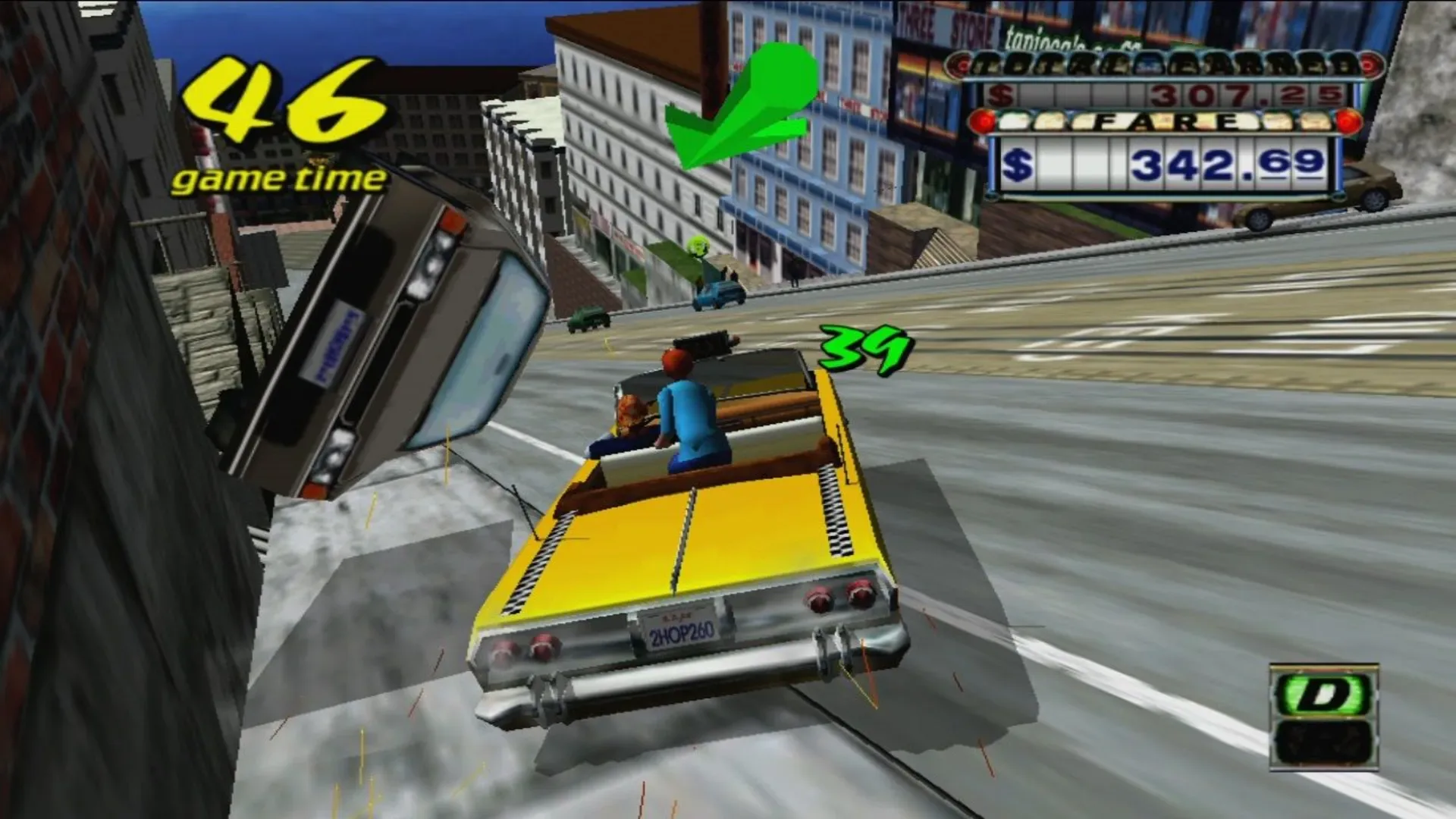 Captura de pantalla - Crazy Taxi