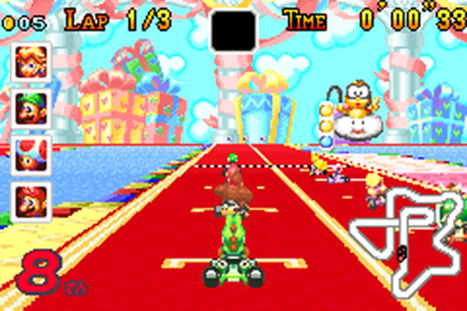 Captura de pantalla - Mario Kart: Super Circuit