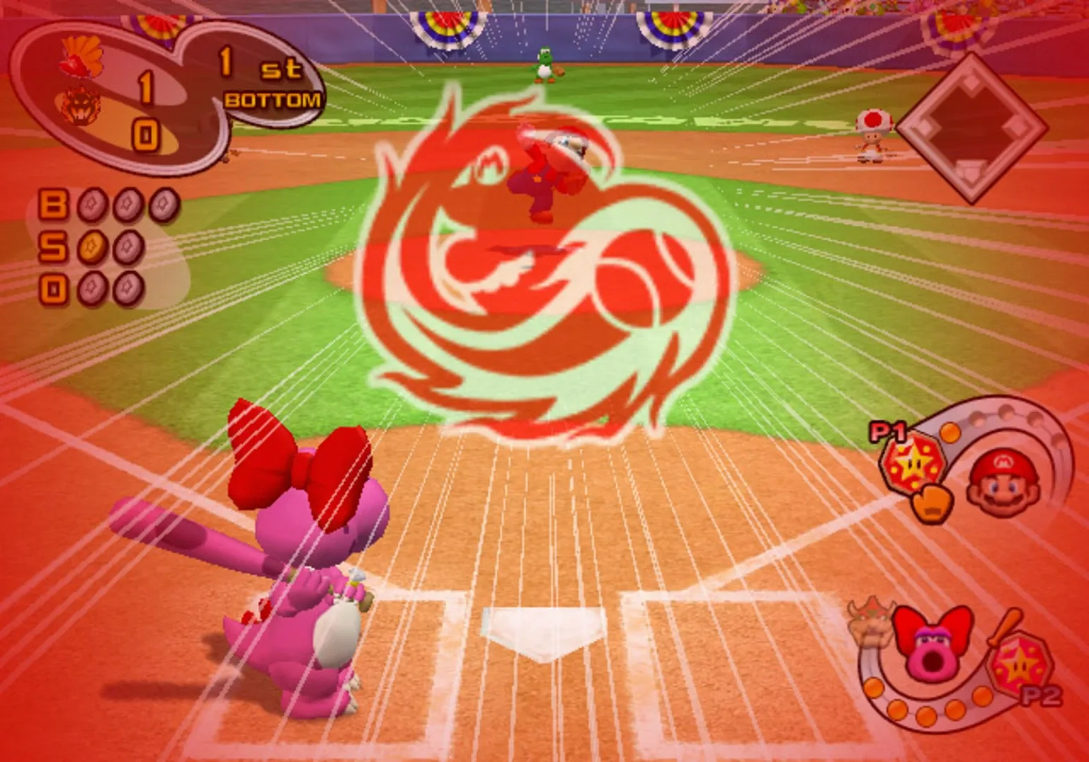 Captura de pantalla - Mario Superstar Baseball