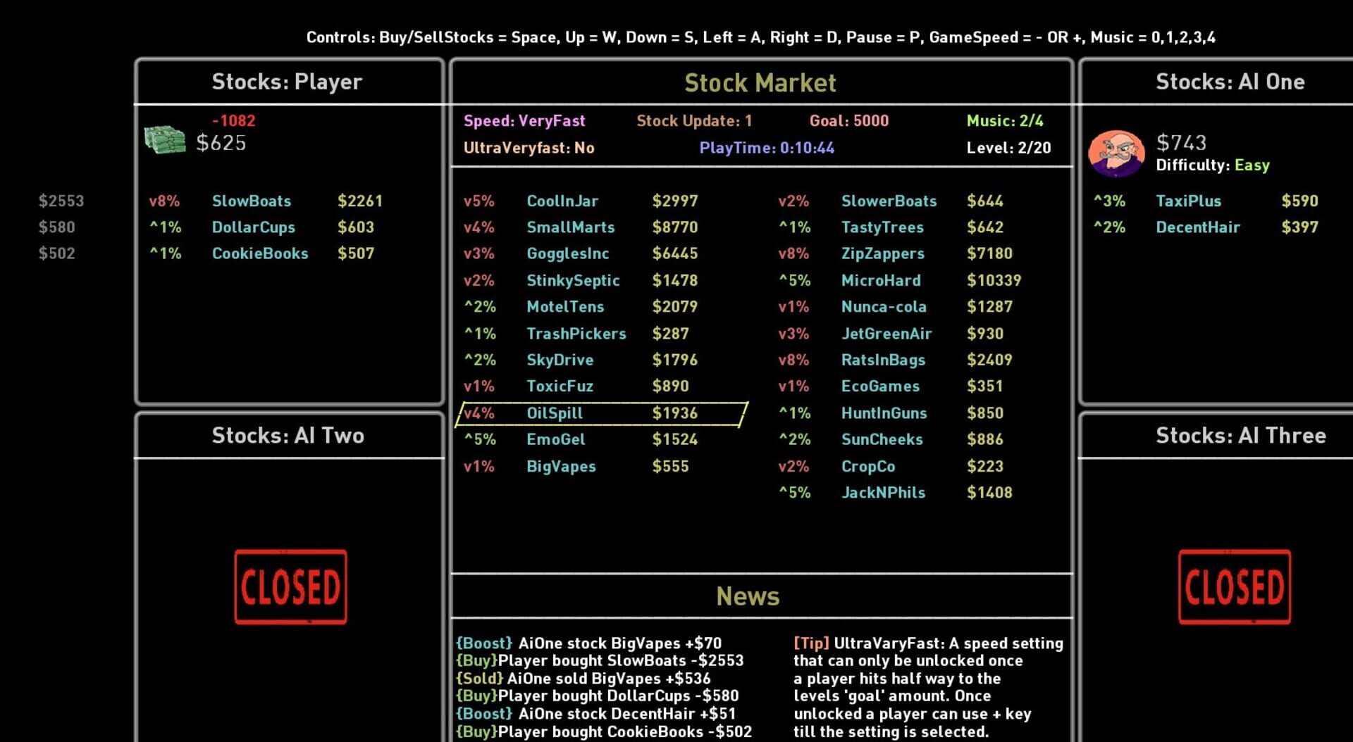 StockUp - Screenshot